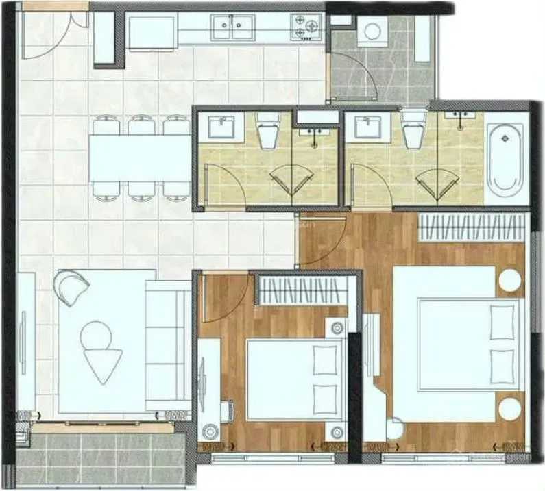 For Rent: Sala 2BR Apartment 88.2m2 Fully Furnished 5-Star, Modern Luxury Decor - Photo 4