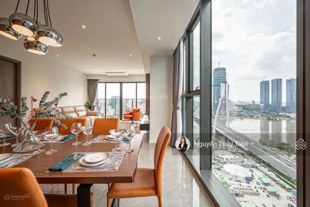 Opera cho thuê căn hộ 3PN tầng cao view trực diện sông và thành phố - đầy đủ nội thất giá tốt - Photo 5