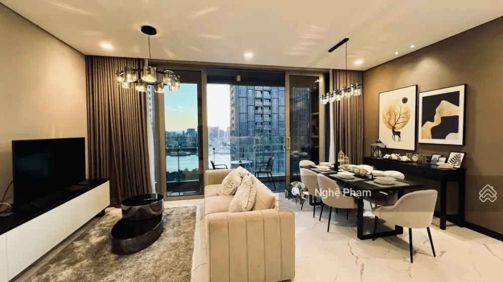 Available Now - 3BR Apartment at Empire City for Immediate Lease - Beautiful Furniture with River View - Photo 1