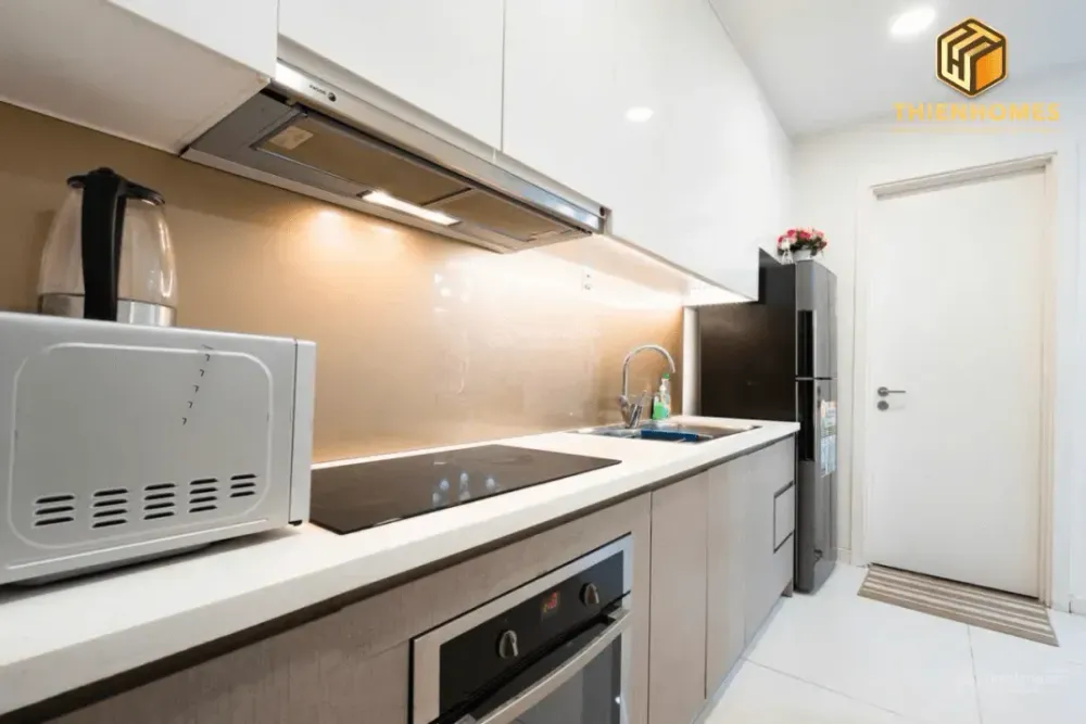 Corner 3BR 2BA Apartment for Rent at Masteri Millennium 108m² with Bitexco and Saigon River View - Photo 7