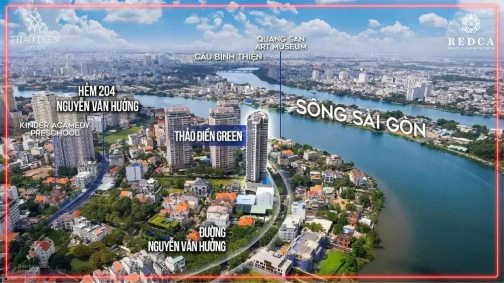 Thao Dien Green 2BR Fully Furnished with Direct River View for Rent - Photo 4