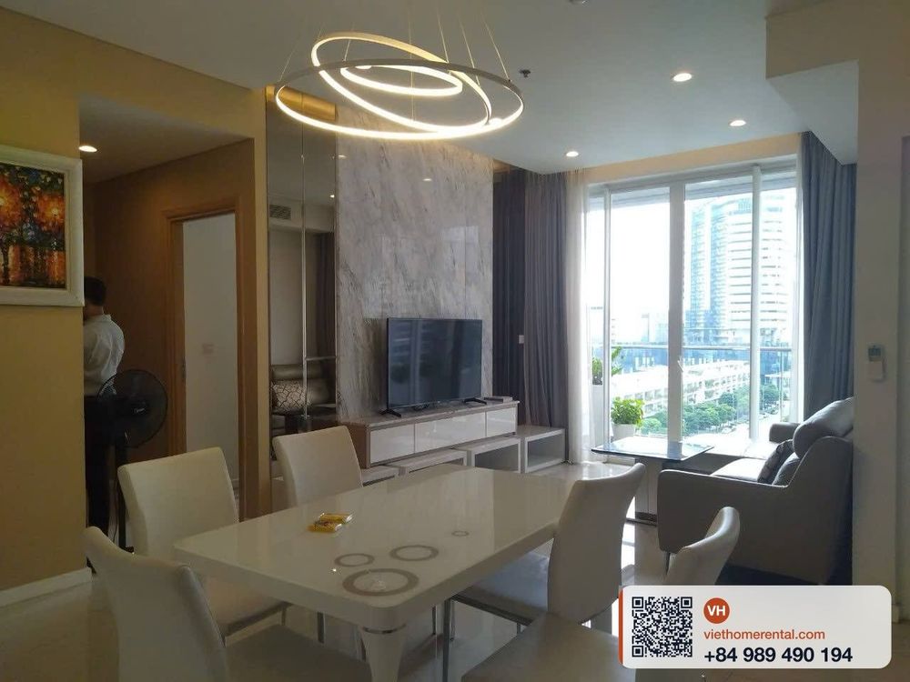 Sarimi Apartment for Rent in Thu Thiem District 2 - B2.08.12A 12th Floor, 2 Bedrooms, Fully Furnished 27 Million VND/Month - Photo 1