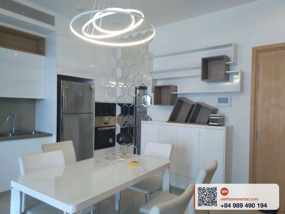 Sarimi Apartment for Rent in Thu Thiem District 2 - B2.08.12A 12th Floor, 2 Bedrooms, Fully Furnished 27 Million VND/Month - Photo 2