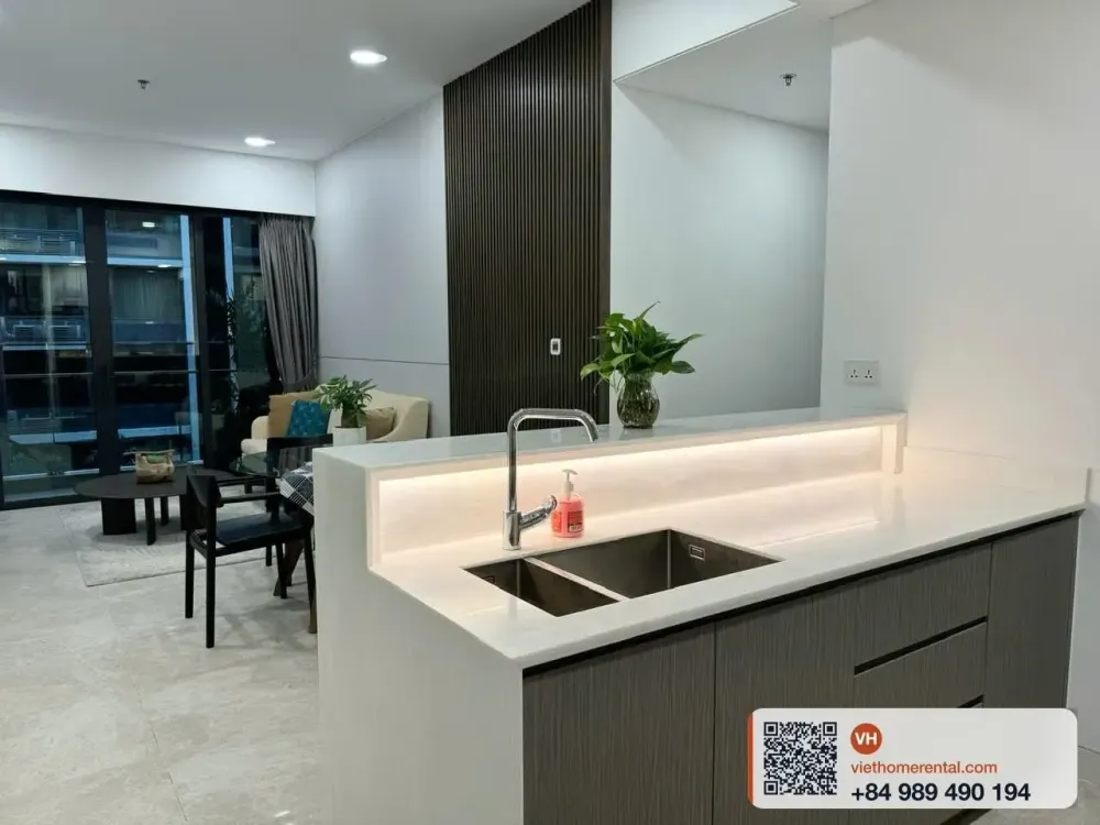 2BR 88m² The River Thu Thiem - Tranquil Courtyard View | District 2 - Photo 3