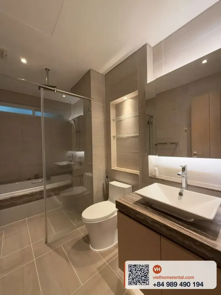 For Rent: Sarina 3-Bedroom Apartment 150m2 in Thủ Thiêm, District 2 - Unfurnished - Photo 5