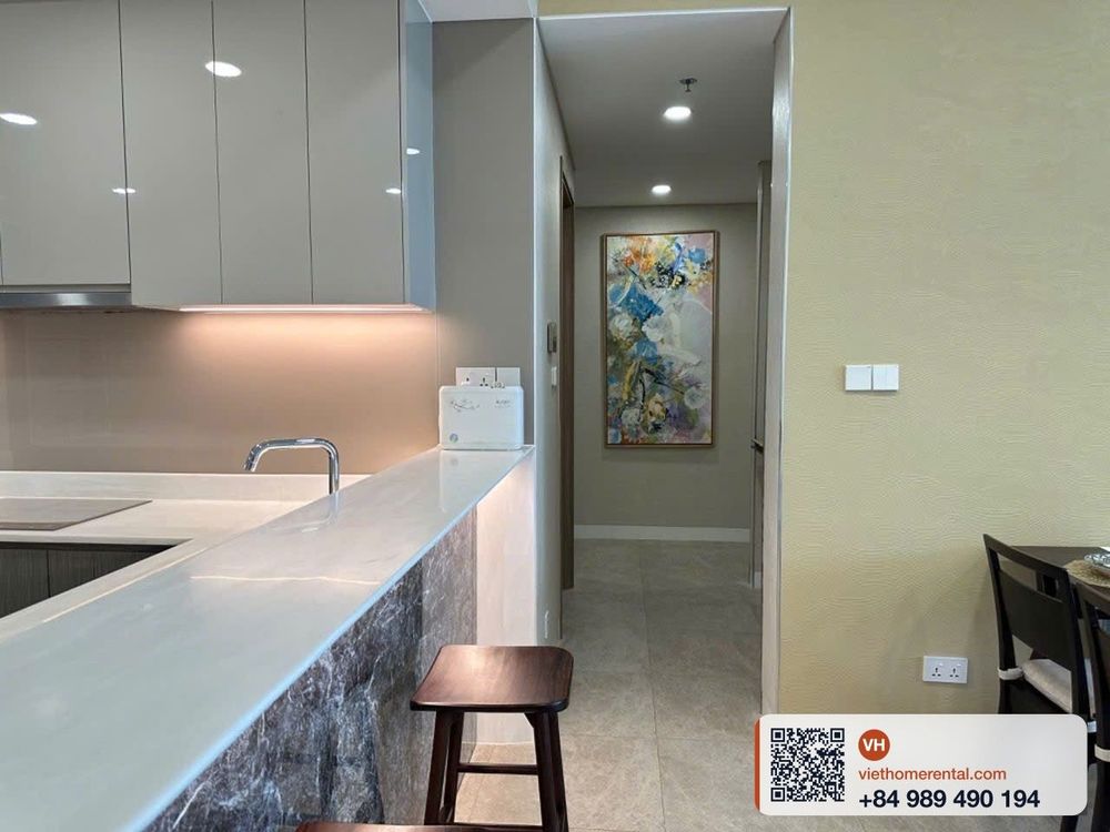 Căn hộ 4 phòng ngủ 186m2 view sông cho thuê tại Thủ Thiêm, Q2 - Photo 6