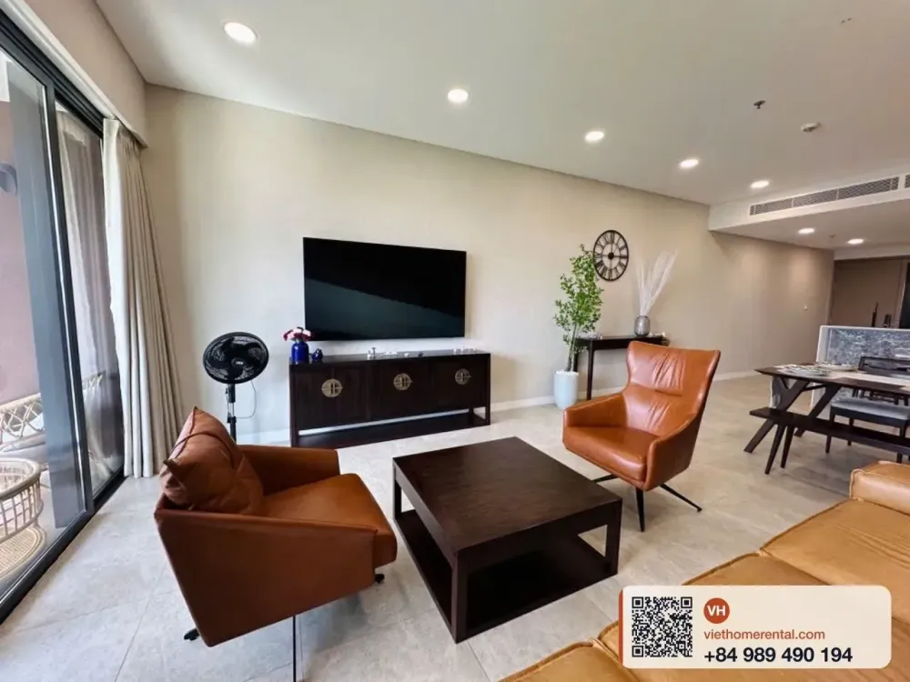 4-Bedroom 186m2 Apartment with River View for Rent in Thu Thiem, District 2 - Photo 13