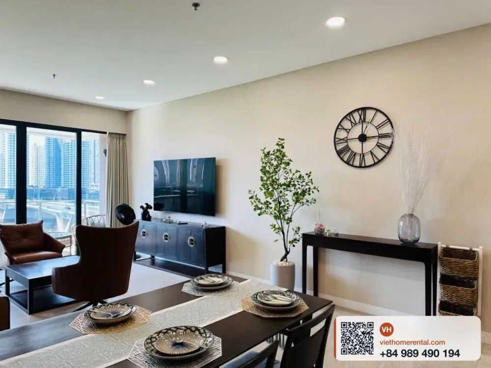 4-Bedroom 186m2 Apartment with River View for Rent in Thu Thiem, District 2 - Photo 16