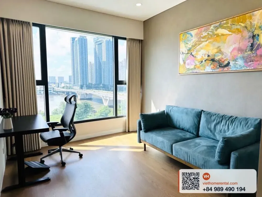 4-Bedroom 186m2 Apartment with River View for Rent in Thu Thiem, District 2 - Photo 20