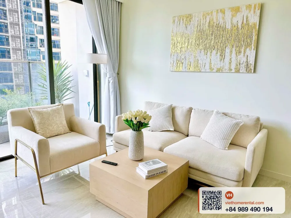 Metropole Opera 2-Bedroom Apartment for Rent in Thu Thiem - 83m2, 55M - Photo 9
