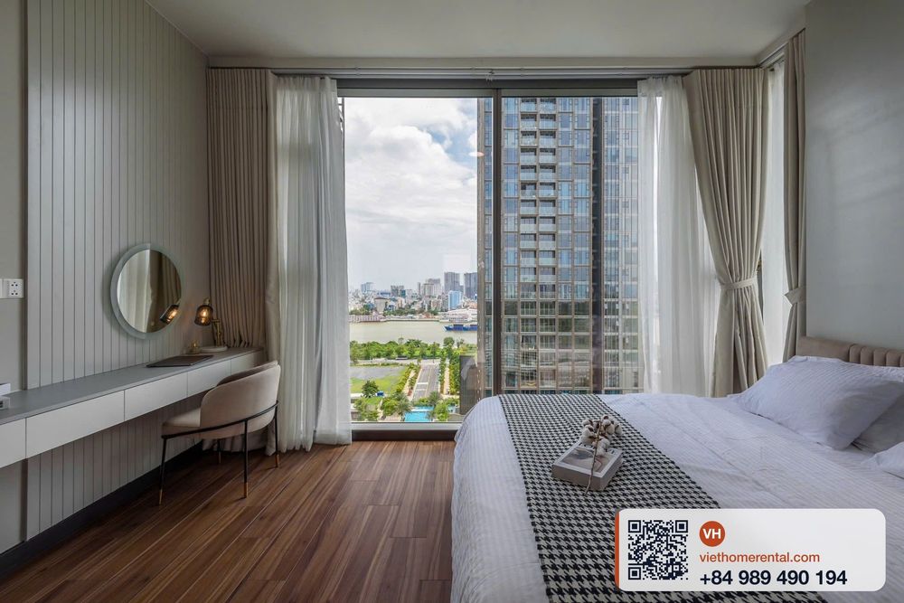 Cho thuê căn hộ 3PN Empire City Thủ Thiêm 127m² 60tr/tháng view sông - Photo 6