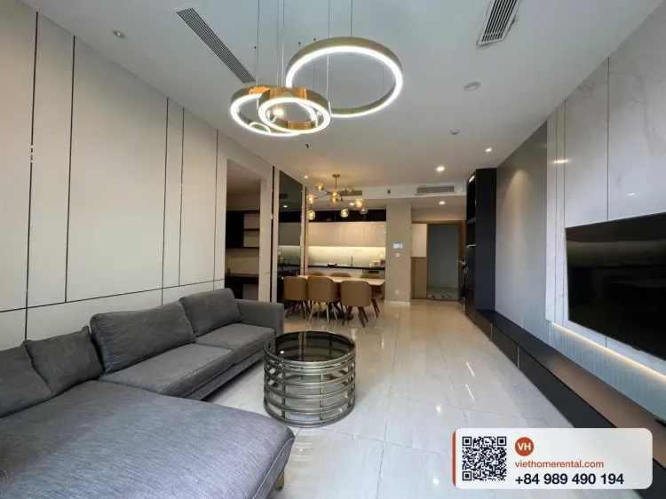 Block D 3-Bedroom Fully Furnished Apartment For Rent at Sadora Thu Thiem - Photo 5