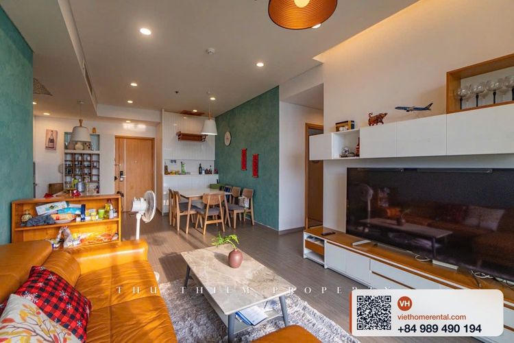 Cho thuê căn hộ Sarimi 2 phòng ngủ + 1 phòng full nội thất 45 triệu đồng tại Thủ Thiêm, Quận 2 - Photo 4