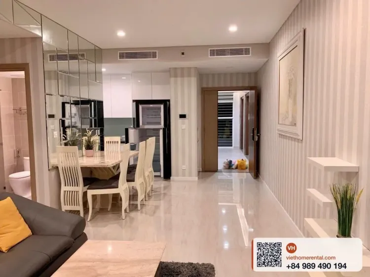 Sadora Block A Fully Furnished Apartment for Rent at 28 Million/Month in Thu Thiem District 2 - Photo 2