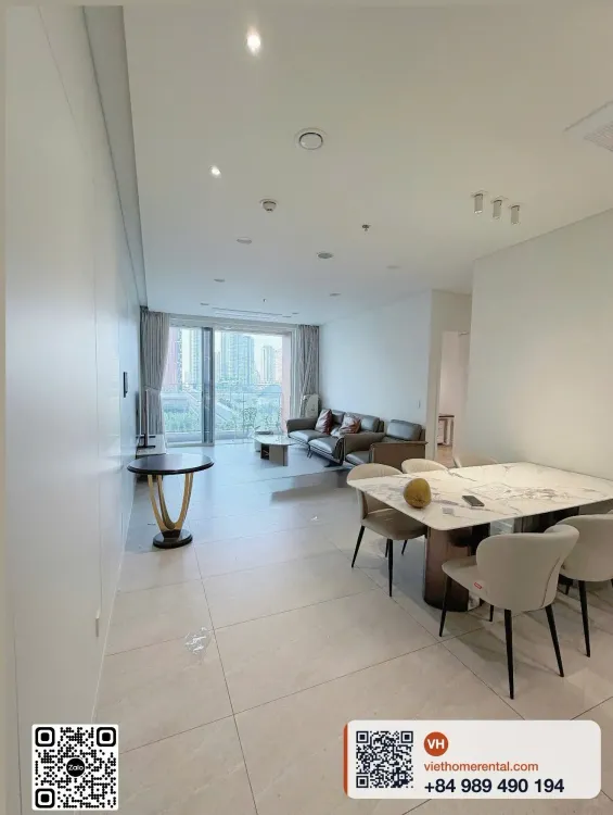 3-Bedroom 135m² Apartment for Rent - Zeit River Thu Thiem - Photo 2
