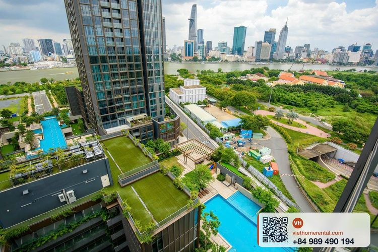 Cho thuê căn hộ 3PN Empire City Thủ Thiêm 127m² 60tr/tháng view sông - Photo 5