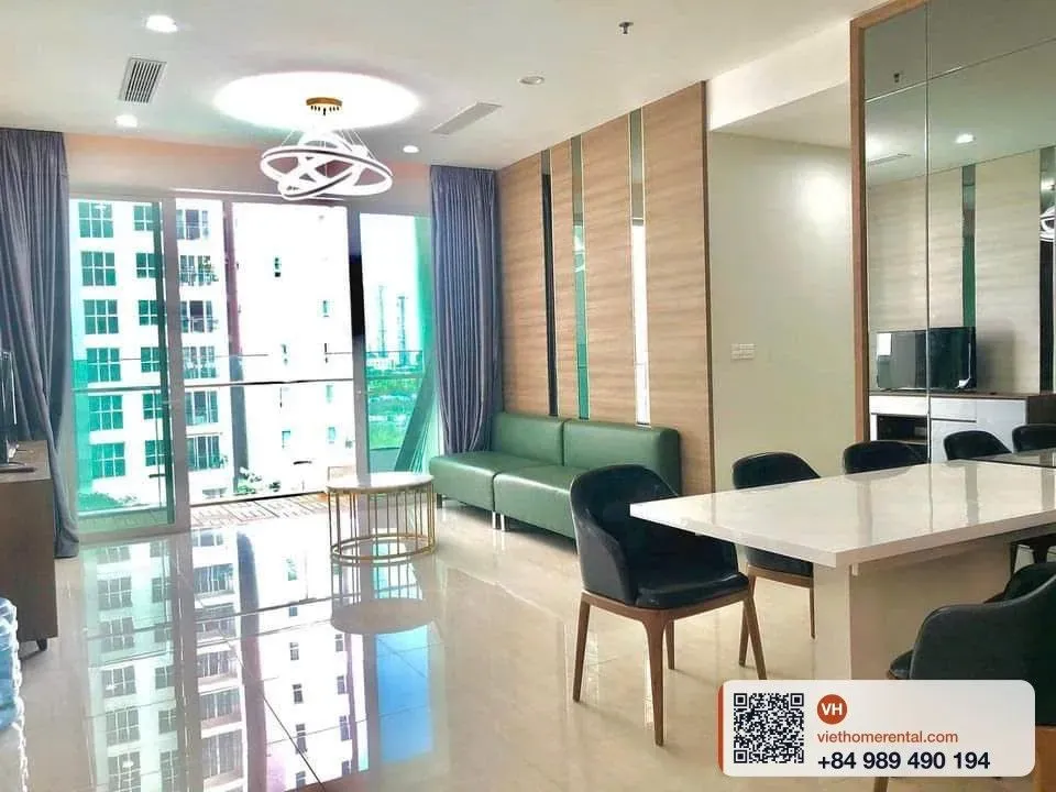 Sadora 3-Bedroom Apartment 113m² Fully Furnished for Rent 30M VND - Thu Thiem, District 2 - Photo 3